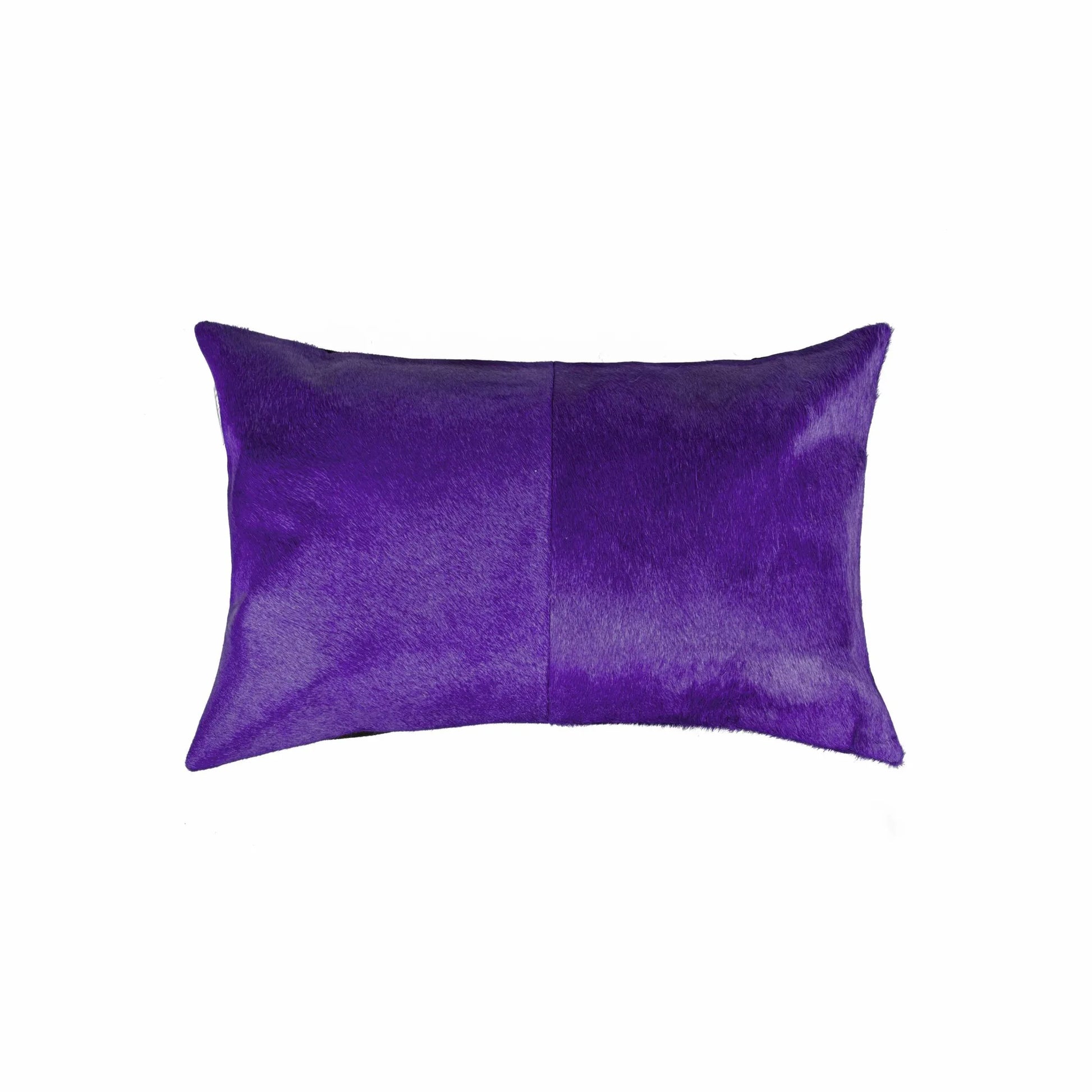 HMS 12\" X 20\" Chocolate Cowhide Decorative Throw Pillow