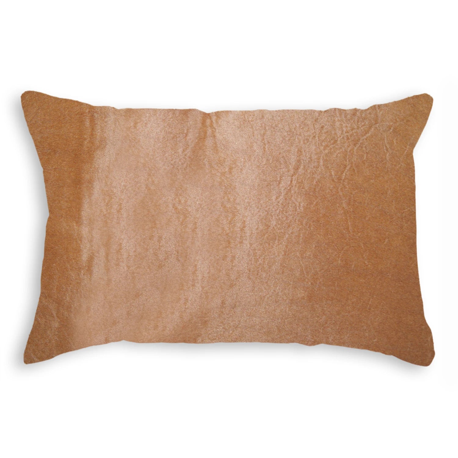 HMS 12\" X 20\" Chocolate Cowhide Decorative Throw Pillow