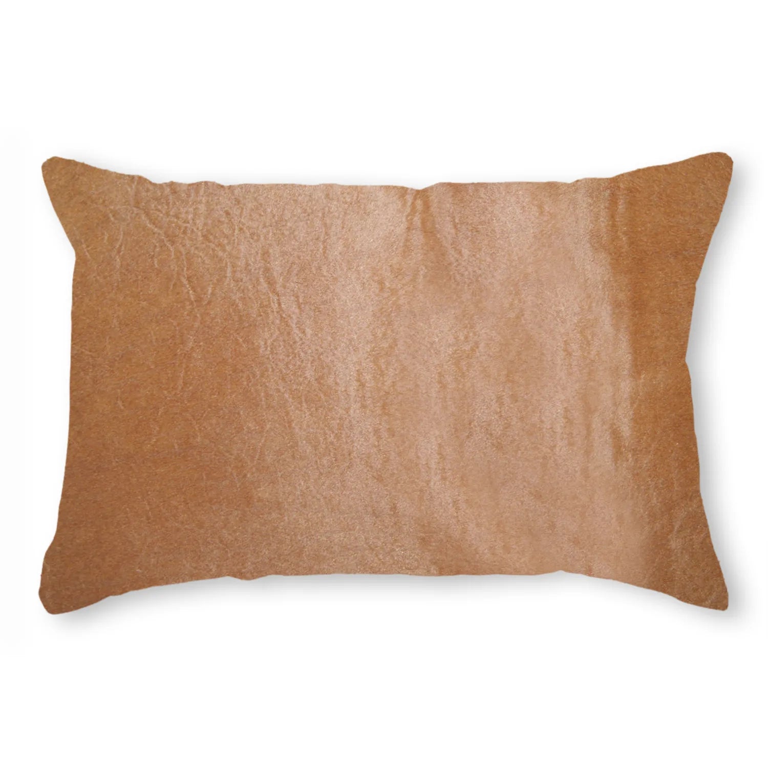 HMS 12\" X 20\" Chocolate Cowhide Decorative Throw Pillow