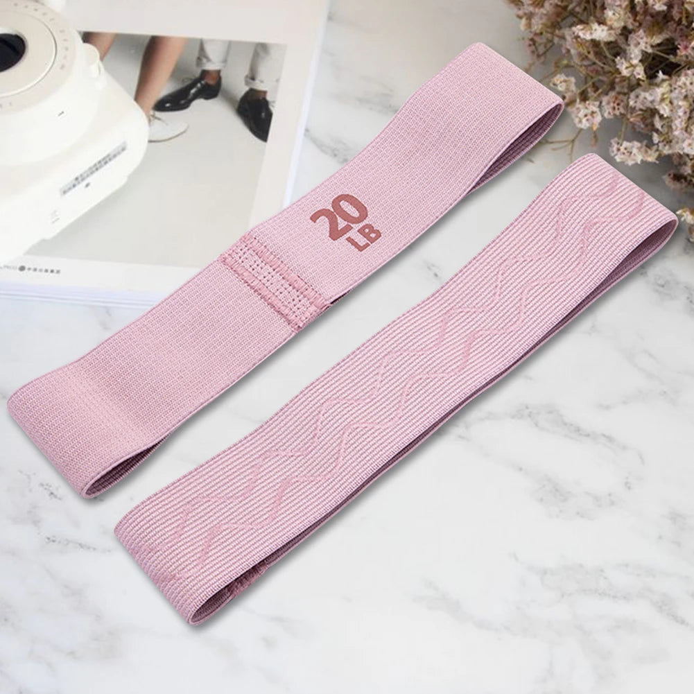 Hip Resistance Bands Anti-Slip Stretch Fitness Strips Portable Glute Thigh Elastic Bands for Home Workout