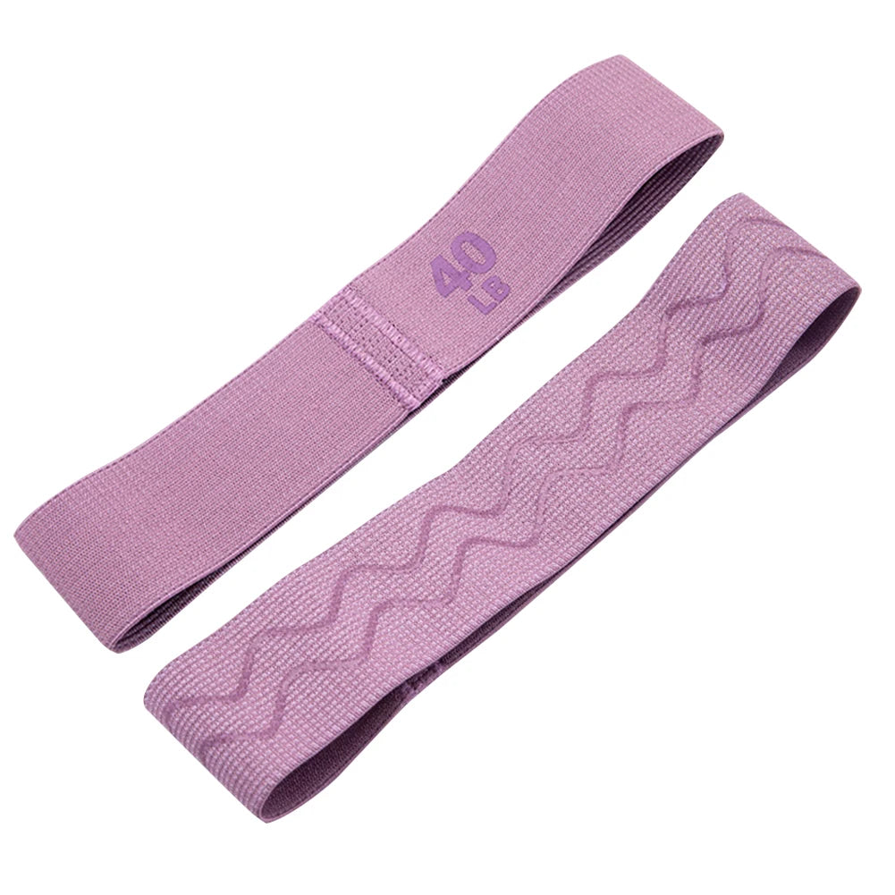 Hip Resistance Bands Anti-Slip Stretch Fitness Strips Portable Glute Thigh Elastic Bands for Home Workout