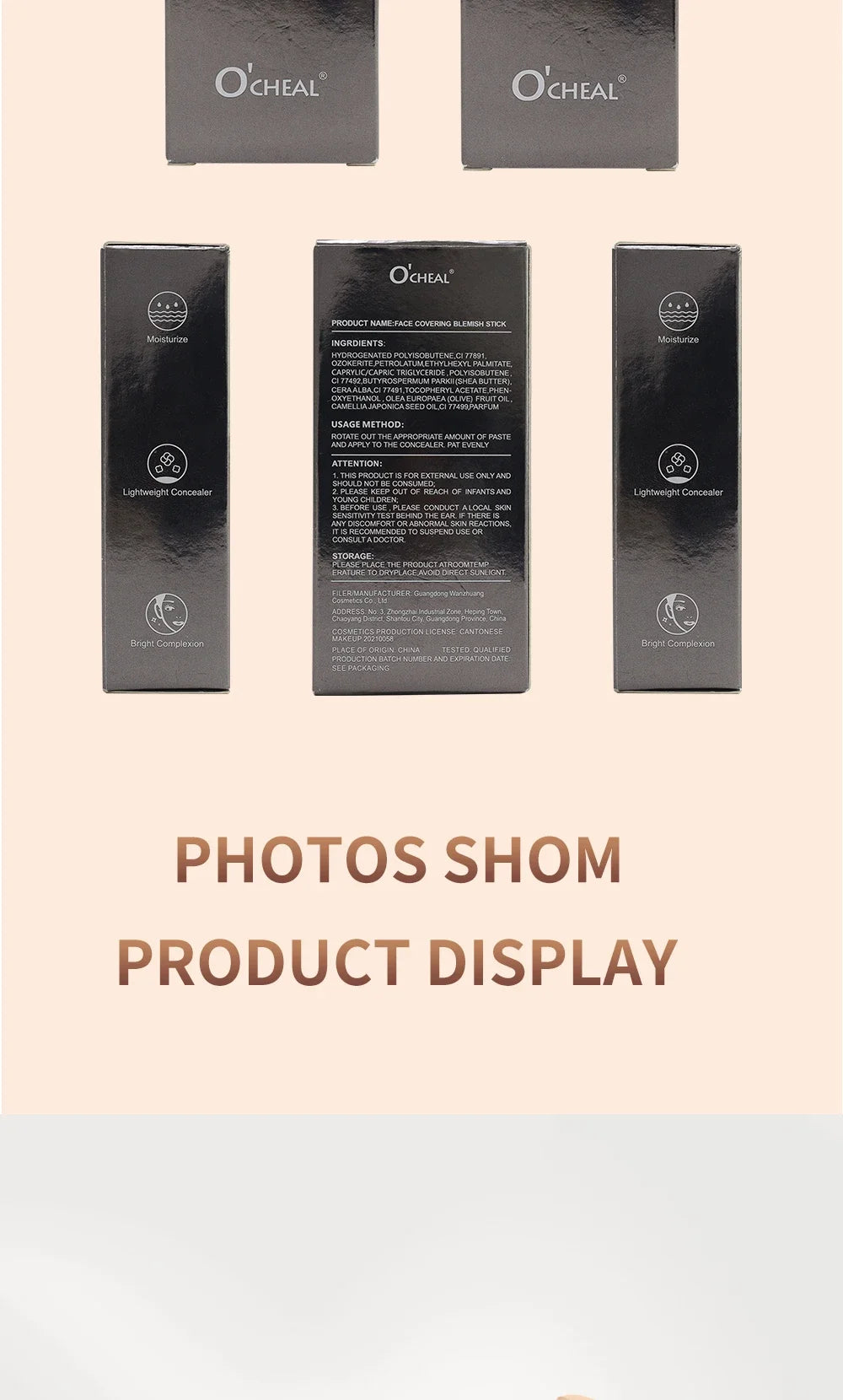 Magic Face Foundation Contour Stick Long-wear Lightweight Brighten Stick  Face Concealer Blemish Contouring Beauty Makeup